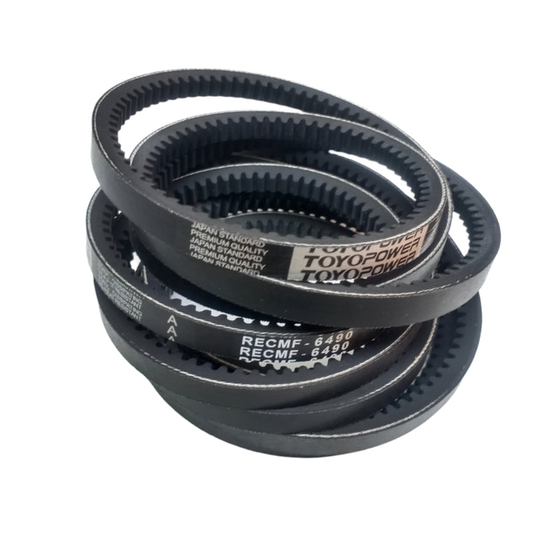 TOYOPOWER Raw Edge Cogged V-belt (RECMF-6490) For MAZDA Titan