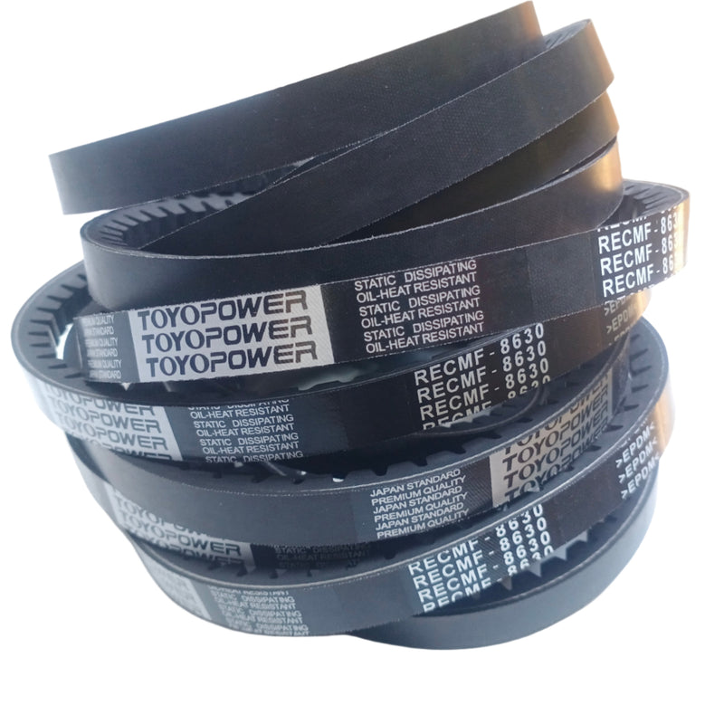 TOYOPOWER Raw Edge Cogged V-belt (RECMF-8630) For Fuso