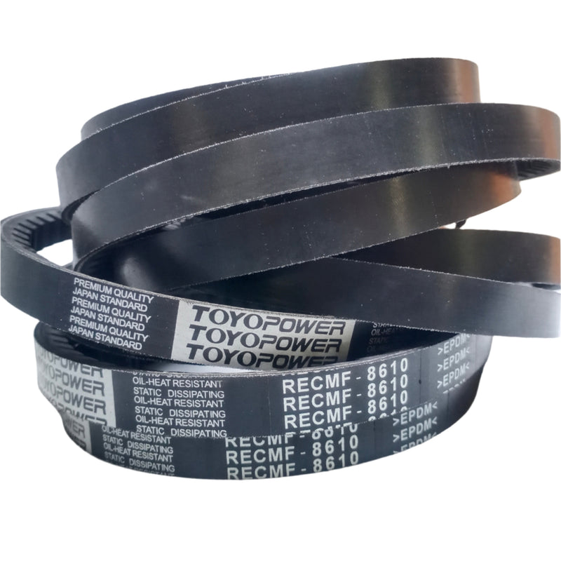 TOYOPOWER Raw Edge Cogged V-belt (RECMF-8610) For Daihatsu