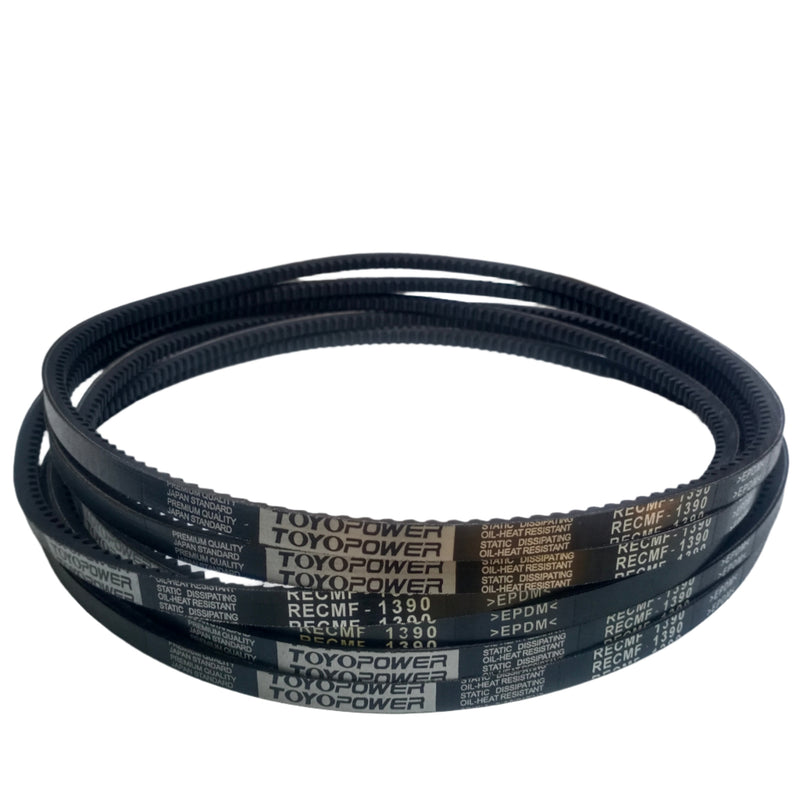 สายพานตัว V ขอบดิบแบบริบ, TOYO POWER, RECMF-1390 (115006)