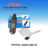 KOHAMA In-Tank Fuel Pump 23220-74021 Small Pin for Corolla