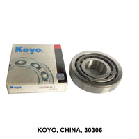 Tapered Roller Bearing၊ KOYO၊ China၊ 30306၊ 30x72x20.75mm (121378)