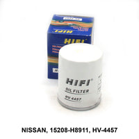 กรองน้ำมันเครื่อง,HIFI, 15208-H8911, HV-4457 (001310)