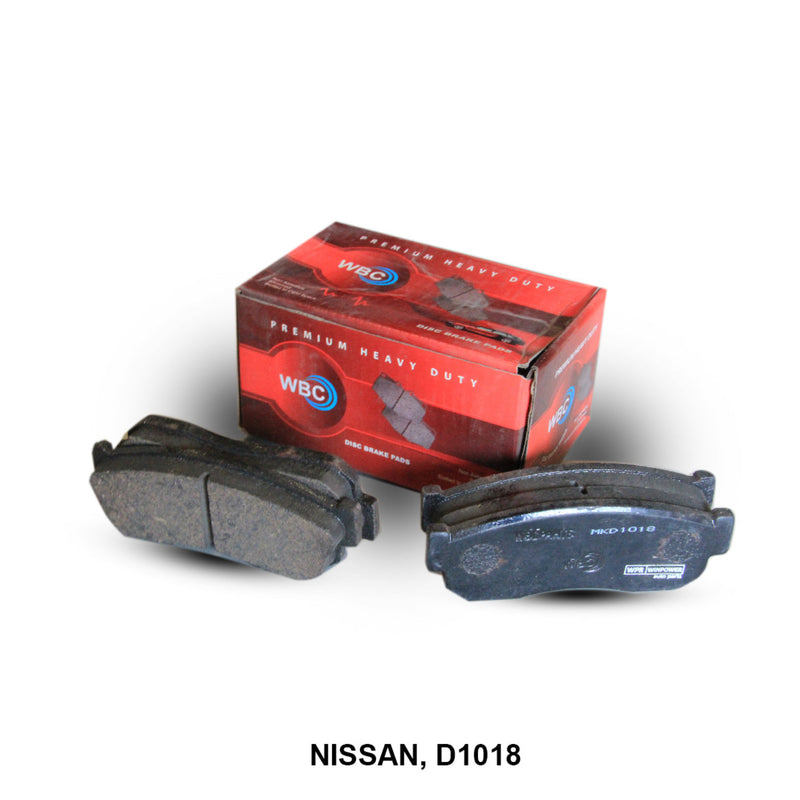 WBC Brake Pad Semi-Metallic D1018 | 41060-75A92 | Fit For Nissan SUNNY