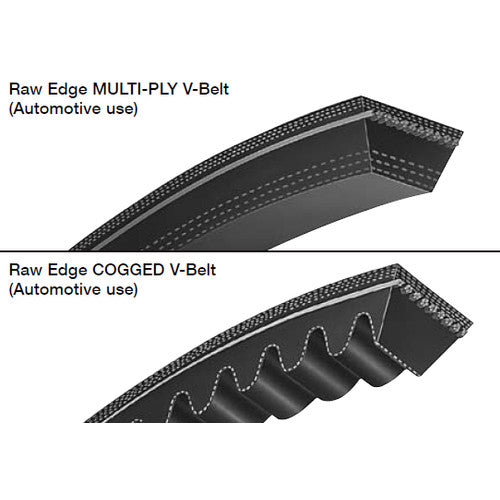 Raw Edge Cogged V-belt (RECMF), SILVER MOON, RECMF-1470 (006902)