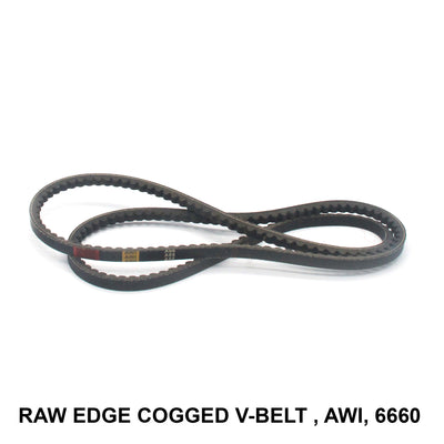 สายพานตัว V แบบมีฟันเฟือง Raw Edge, AWI, RECMF-6660