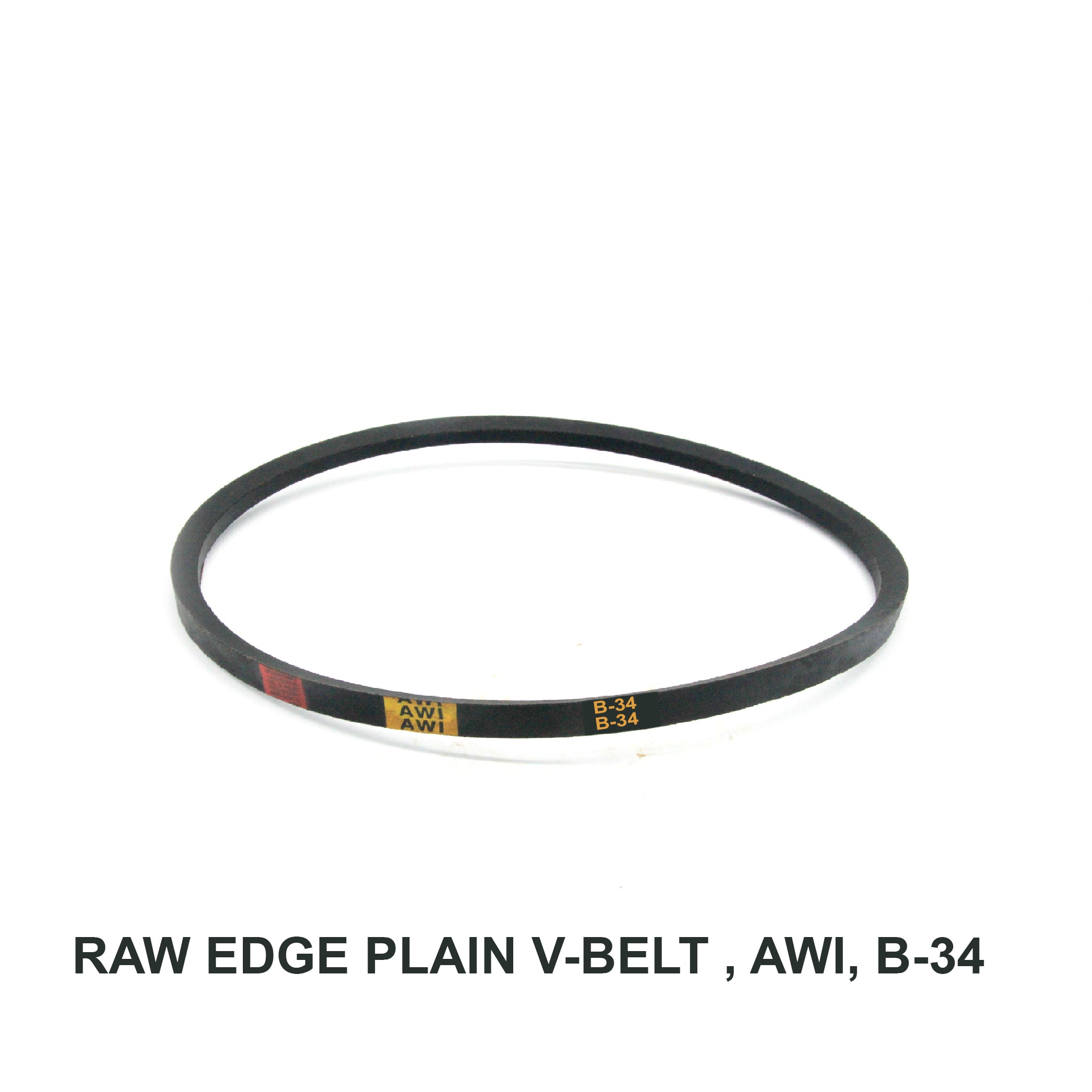 Raw Edge Plain AWI V-Belt, B-34