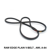 สายพานตัว V ธรรมดาขอบดิบ (REMF), AWI, A-64 (006678)