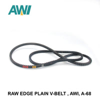 สายพานตัว V ธรรมดาขอบดิบ (REMF), AWI, A-68