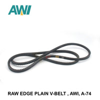 AWI Raw Edge Plain V-Belt (REMF), A-74