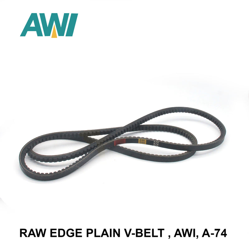 AWI Raw Edge Plain V-Belt (REMF), A-74