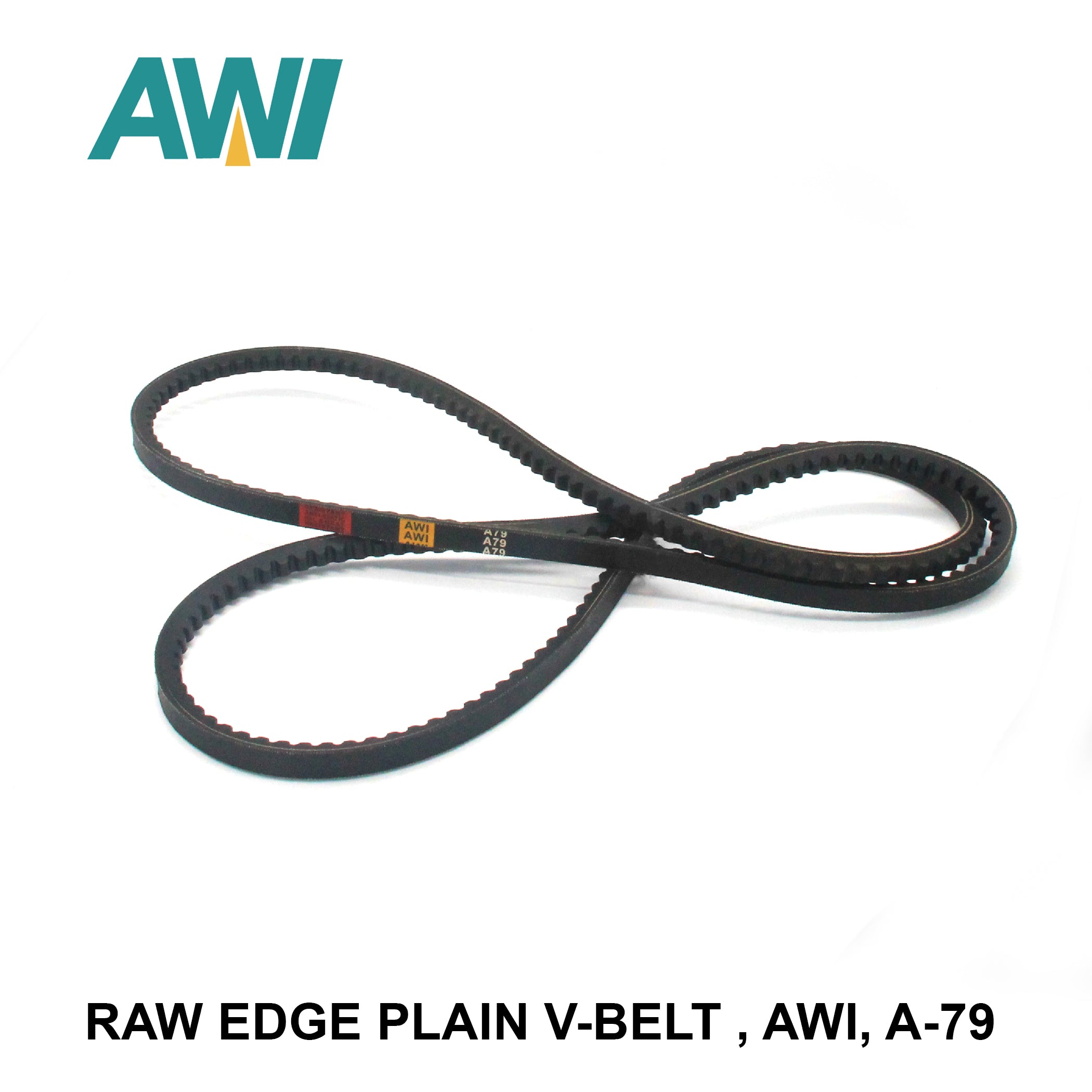 Raw Edge Plain V-belt (REMF), AWI, A-79 (006693)