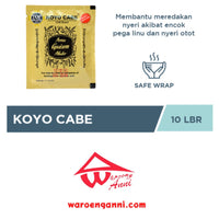 KOYO INDONESIA CABE CHILLI PATCH SMALL JUMBO SIZE Bearing