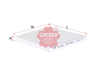 Cabin Filter၊Sakura၊ 87139-12010 ၊Premio၊AC101J ၊CA-3301၊(028653)