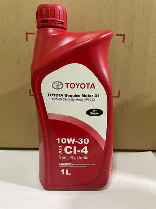 Toyota Genuine Motor Oil 10W-30 Semi-Synthetic — Diesel Engine (1 Litre)