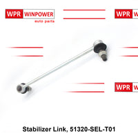 WPR Stabilizer Link, 51320-SEL-T01, SL-HO0035, Fits Honda Fit 2002