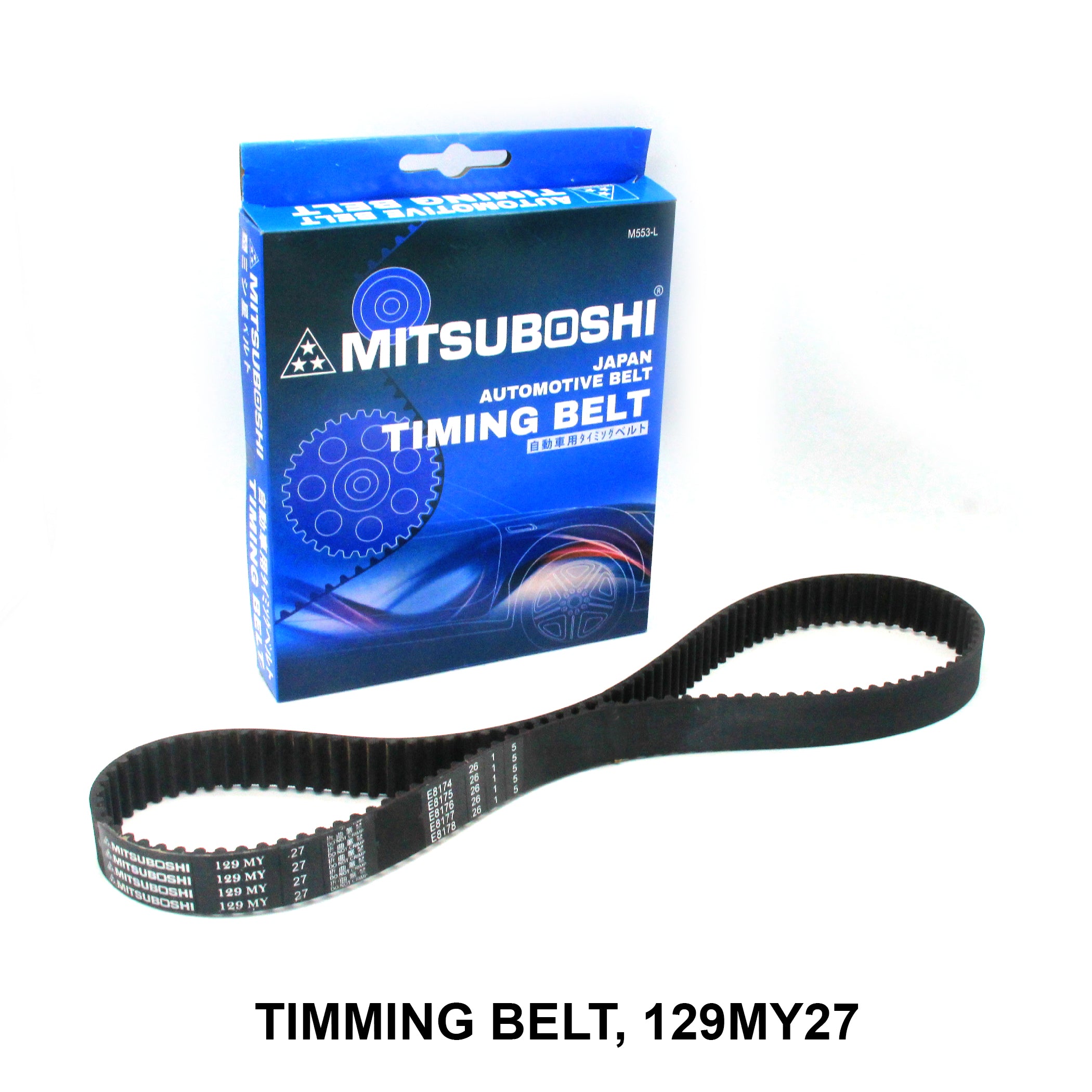 Timing Belt, MITSUBOSHI, 27, 13568-79235, 129MY27 (002608)
