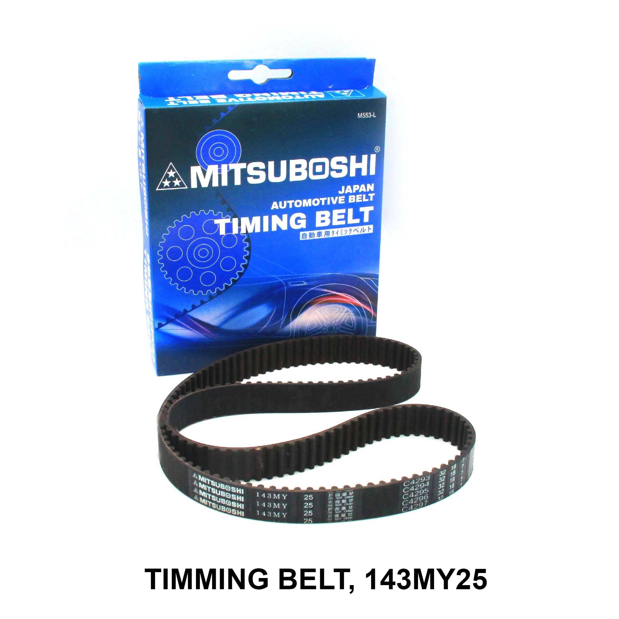 Timing Belt, MITSUBOSHI, 25, 13568-49036, 143MY25 (002263)