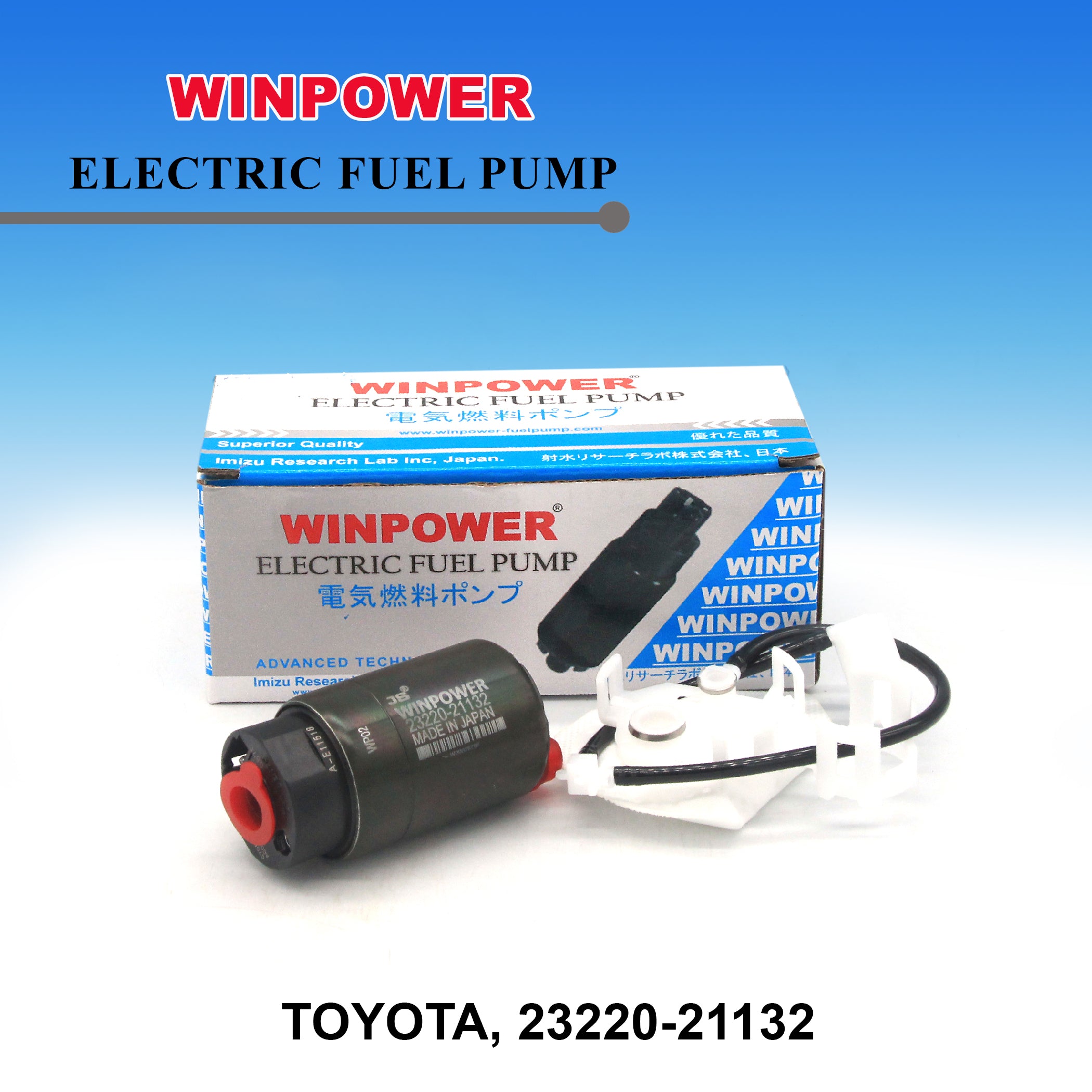 In-Tank Fuel Pump, WINPOWER, 23220-21132, WF-3823 (000880)