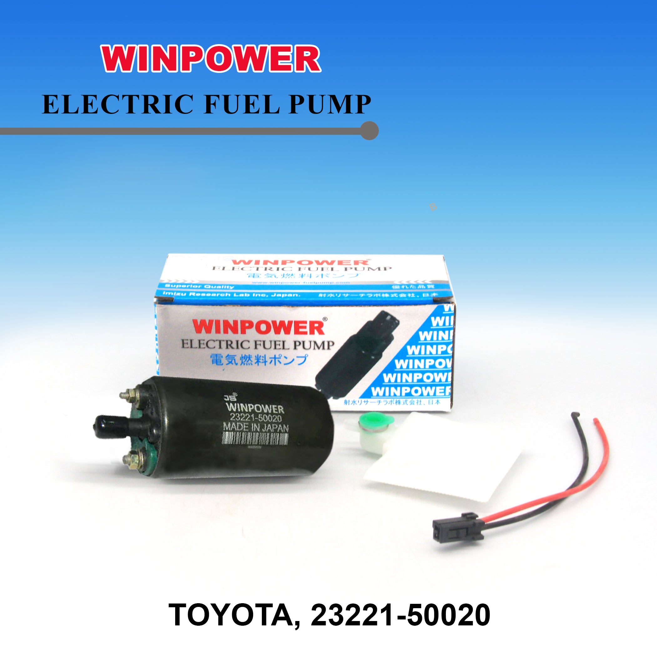 In-Tank Fuel Pump, WINPOWER, Big, 23221-50020 (000876)