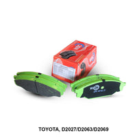 WBC Brake Pad Semi-Metallic, D2027, D2063, D2069, 04465-40010, for Toyota Fortuner