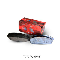 WBC Brake Pad Semi-Metallic, D2042, 04492-14100, for Toyota Corolla