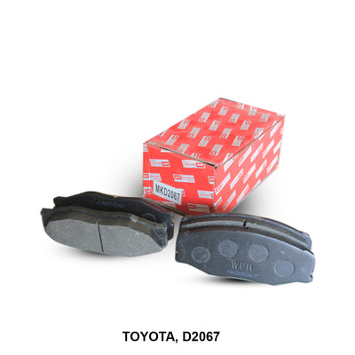 WPR Brake Pad Semi-Metallic 04491-30310, D2067 for Toyota Vehicles