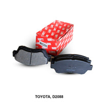 WPR Brake Pad Semi-Metallic 04465-30080, D2088 for Toyota Vehicles