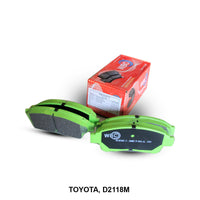 WBC Brake Pad Semi-Metallic, D2118, 04465-44030, for Toyota Corolla