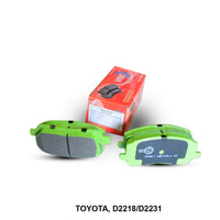 WBC Brake Pad Semi-Metallic, D2218, D2231, 04465-48030, for Toyota Yaris