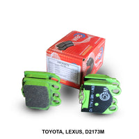 WBC Brake Pad Semi-Metallic, D2173, 04466-30170, for Toyota Corolla