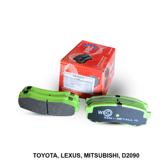 WBC Brake Pad Semi-Metallic, D2090, 04466-60020, for Toyota Camry