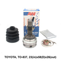 AWI CV Joint TO-54/TO-077 Toyota Corolla/Allion/Premio/Fielder 1ZZ-FE