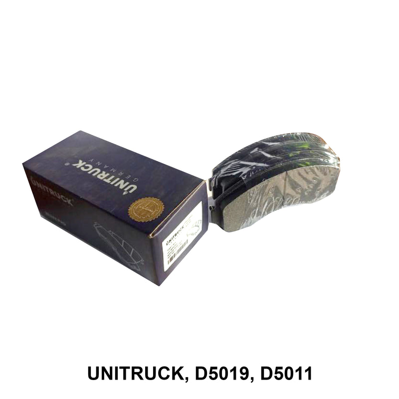UNITRUCK, Brake Pad, D5011/D5019, FRONT, HONDA, FIT, CITY, CIVIC