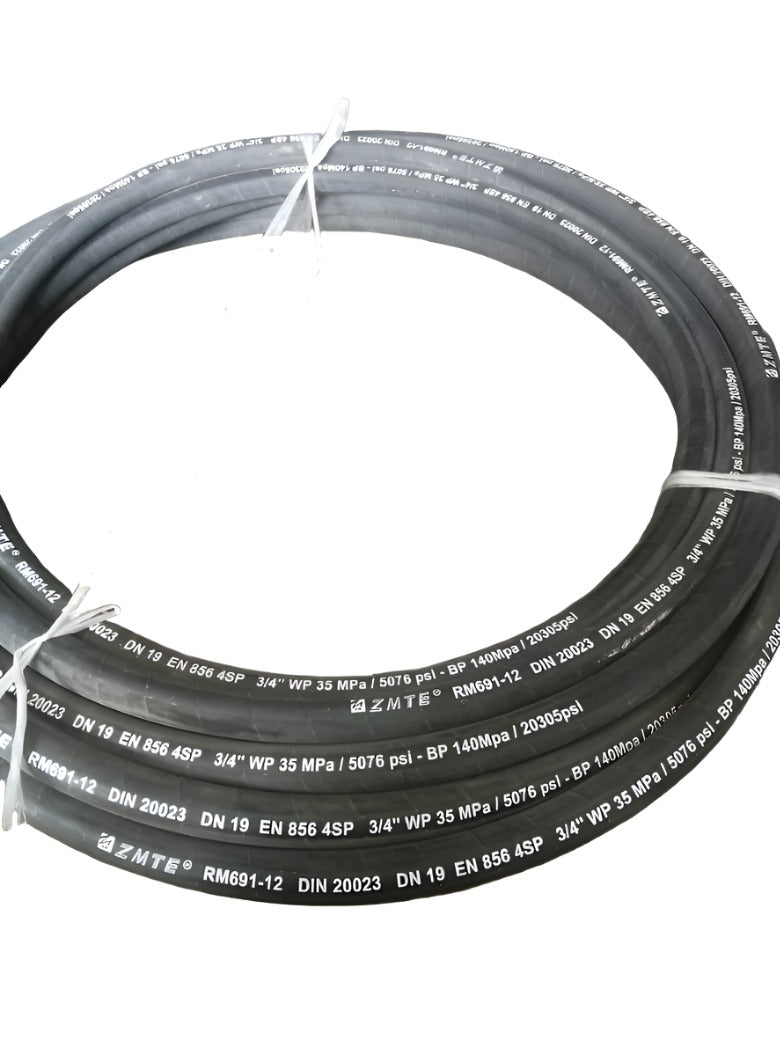 ZMTE Hydraulic Hose SS4SP-19 3/4'' R4