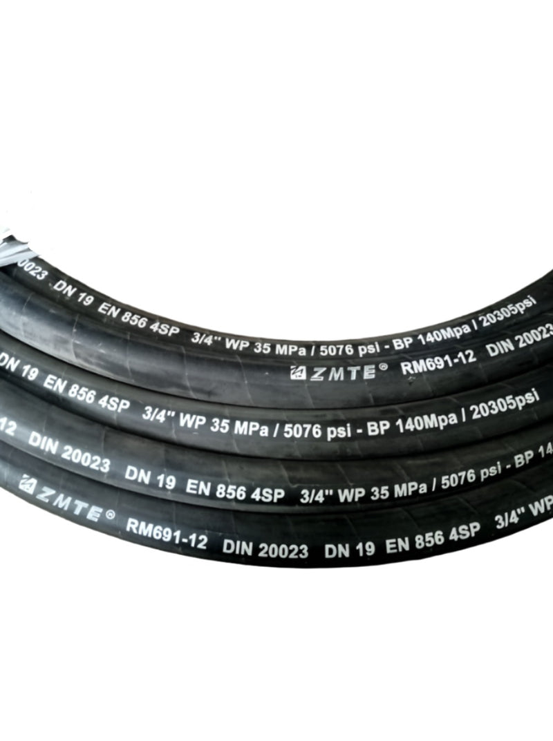 ZMTE Hydraulic Hose SS4SP-19 3/4'' R4
