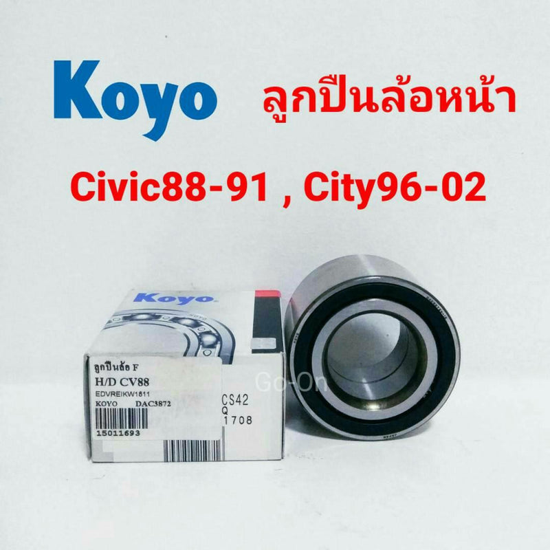 KOYO KOYO HONDA CIVIC 19881991 CITY 19962002 DAC3872 Bearing