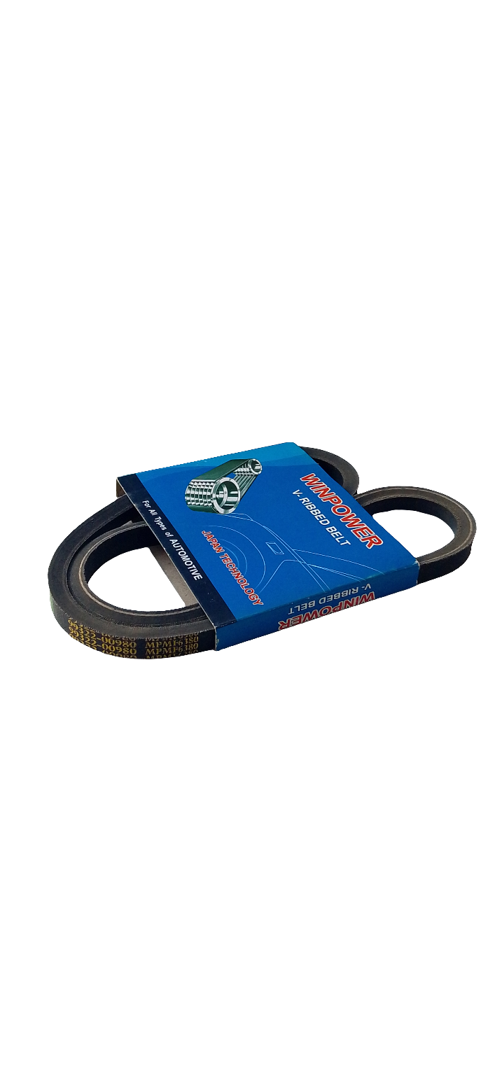 WINPOWER Raw Edge Multi-Ply V-Belt (MPMF), 99322-00980, MPMF6380, for Toyota