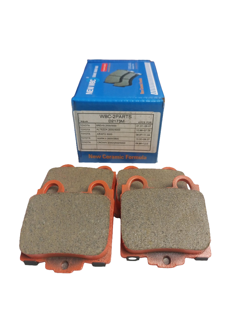 ผ้าเบรค WBC ใหม่ 04466-30170, D2173 (005915)