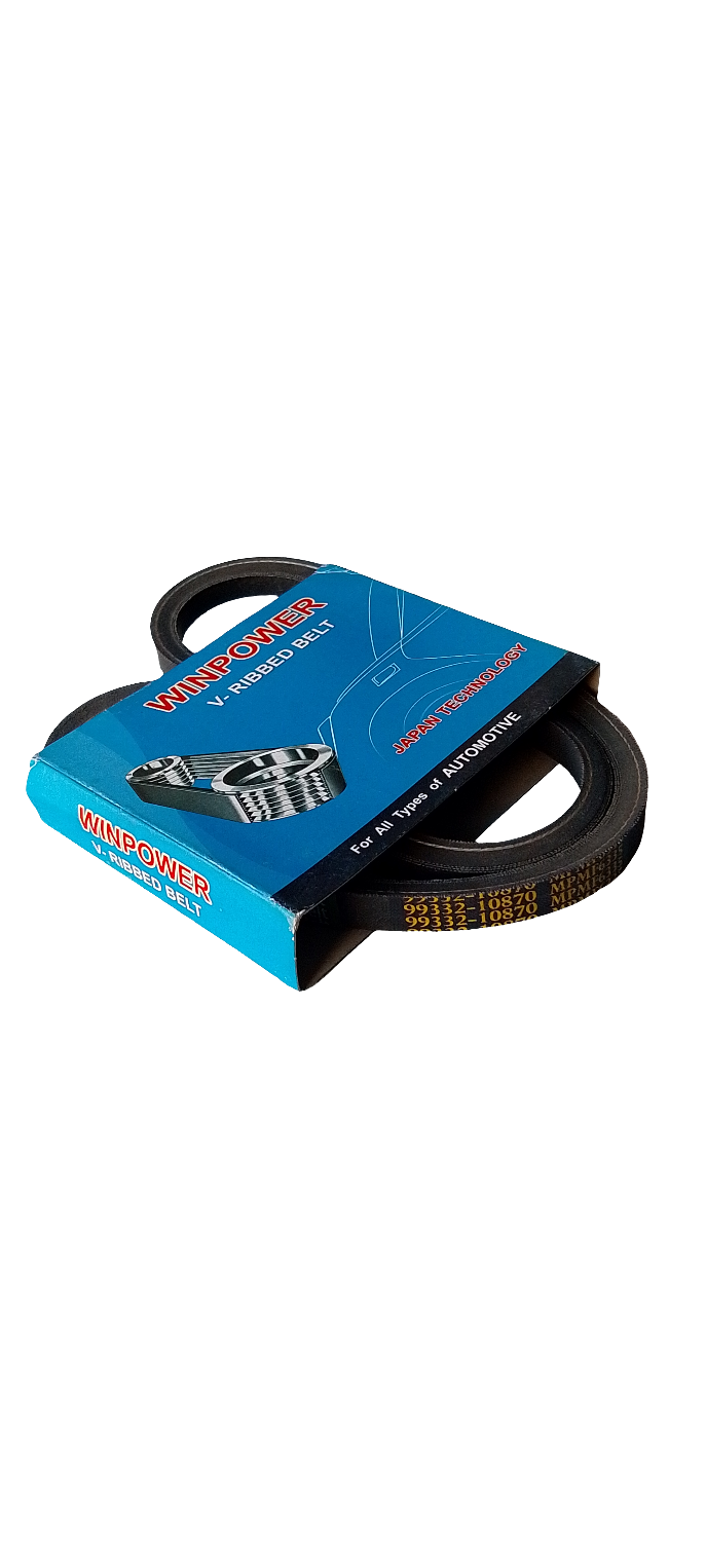 WINPOWER Raw Edge Multi-Ply V-Belt (MPMF), 99332-10870, MPMF6335, for Toyota