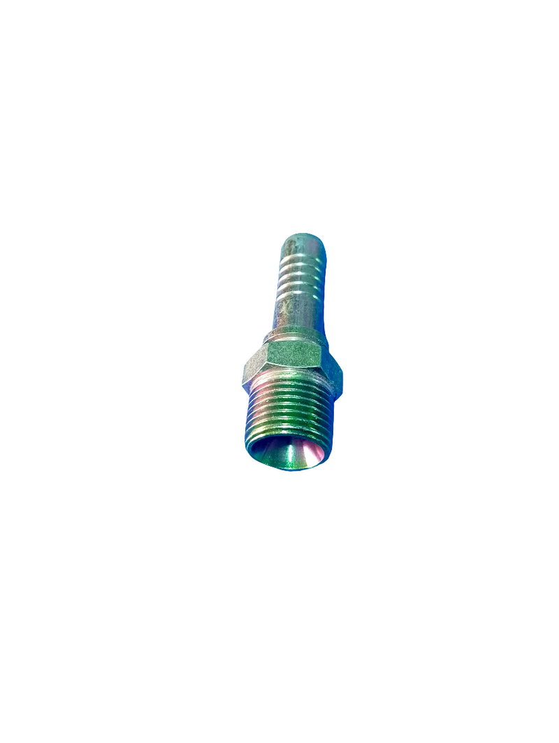 WPR Hose Fitting 12612-08-08 90° Male High-Pressure Hydraulic, Corrosion Resistant