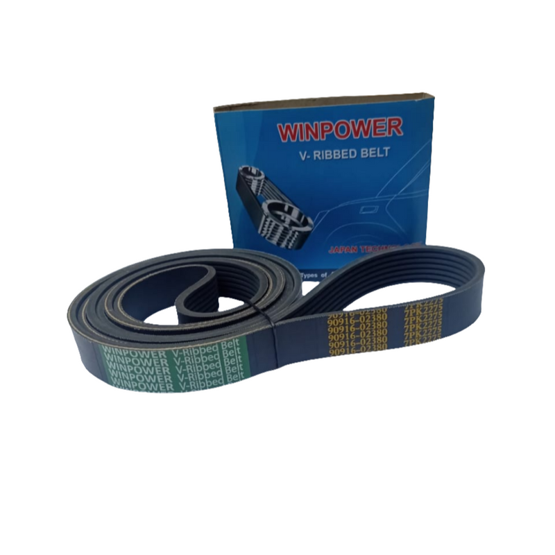 WINPOWER V-Ribbed Belt 90916-02380 7PK2275 For Land Rover