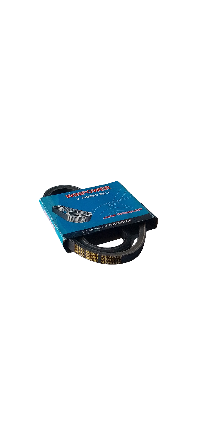 WINPOWER Raw Edge Multi-Ply V-Belt (MPMF), 99332-00880, MPMF6340, for Toyota