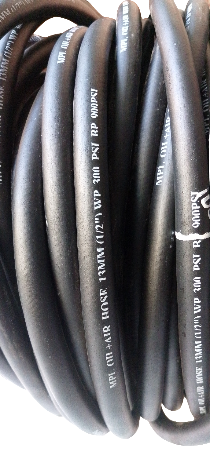 MPL 1/2" Air & Oil Hose | Black, 100m Roll