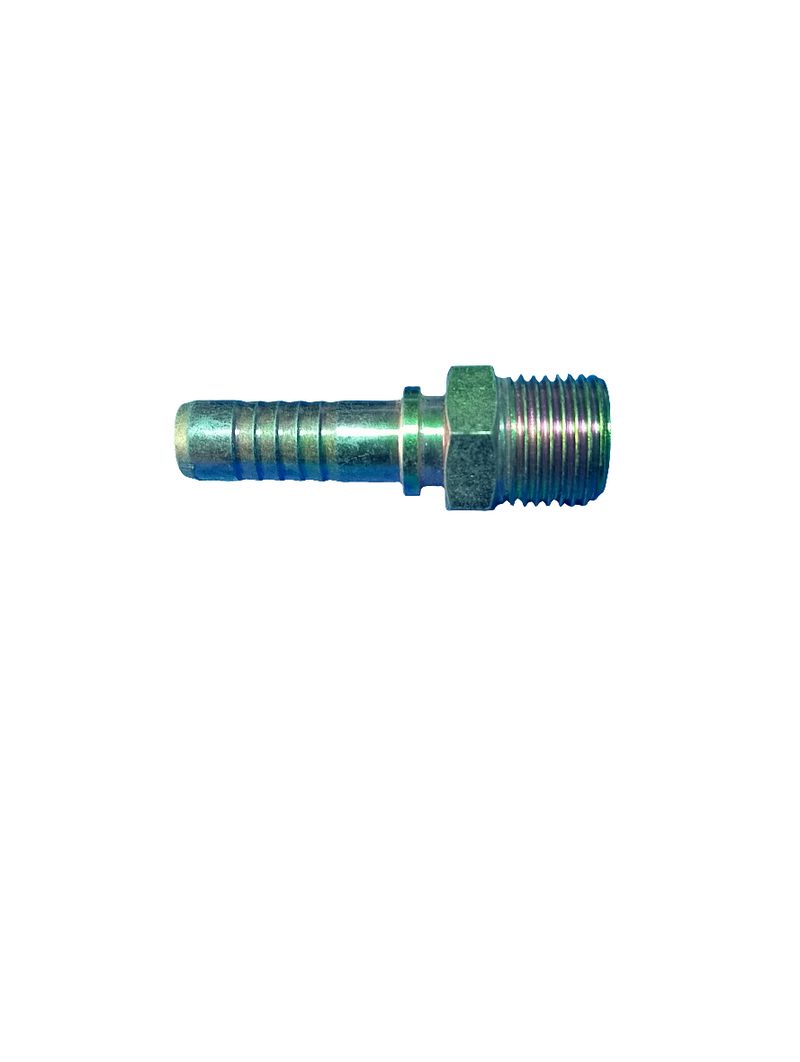 WPR Hose Fitting 12612-08-08 90° Male High-Pressure Hydraulic, Corrosion Resistant