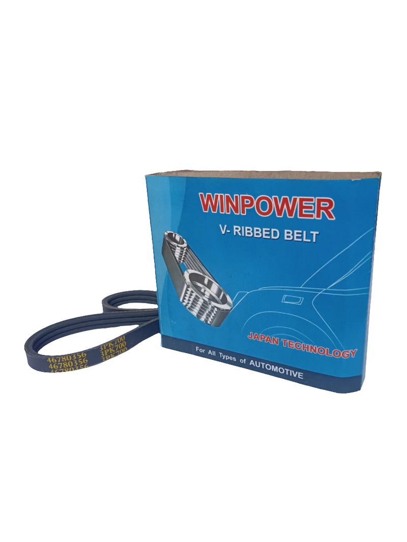 สายพานร่องตัววี WINPOWER 46780356, 3PK700 (005265)