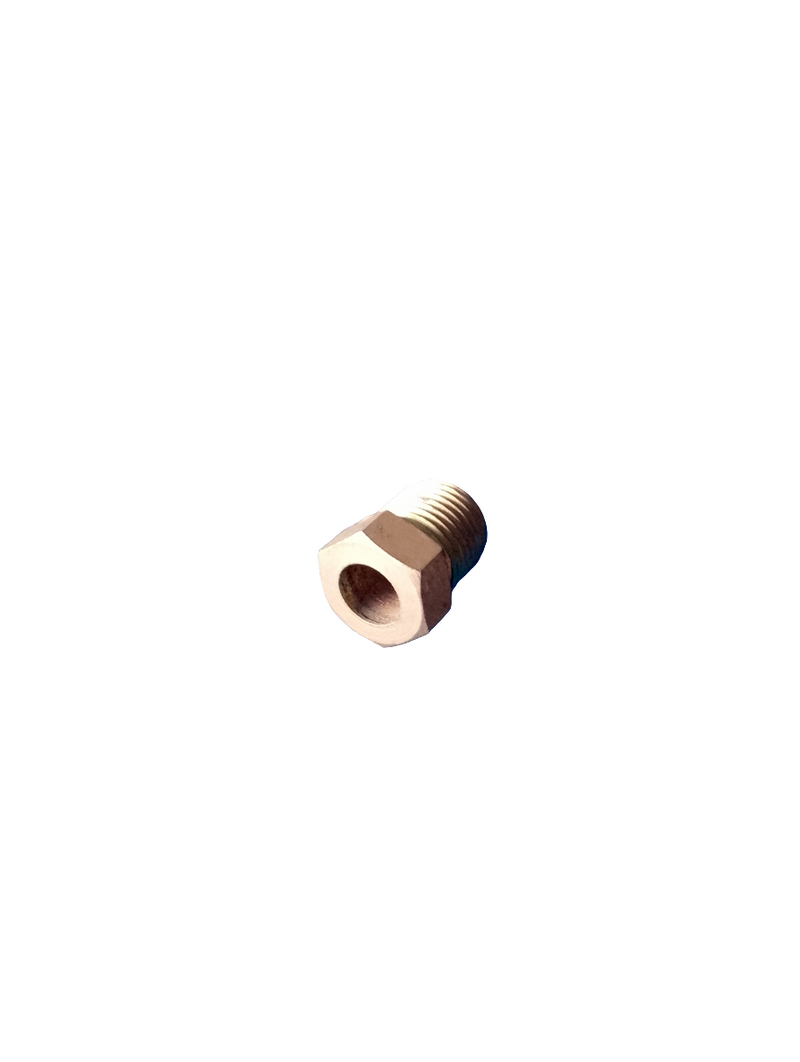 B-3100-06 | น็อตท่อหัวงอทองเหลือง 3/8" (092626)