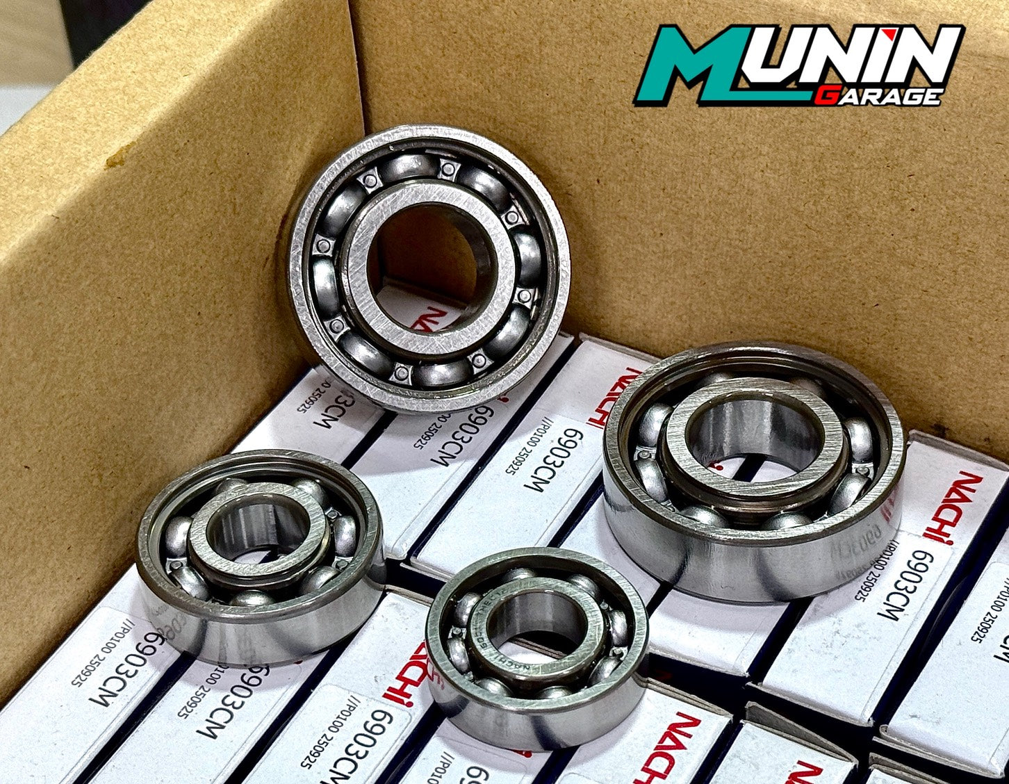 Gear Rail Bearing Wave 125/110I/Msx (Nachi) Complete Set of 4 Balls Ca ...