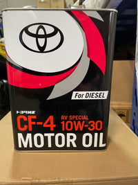 Toyota Genuine Engine Oil CF-4 10W-30 RV Special — Diesel Engine (4 Litres)
