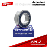 JAPAN แท้ 5210-2RS ตลับลูกปืนเม็ดกลมสัมผัสเชิงมุม 2 แถว ฝายาง 2 ข้าง ( DOUBLE ROW ANGULAR CONTACT BALL BEARING 5210 Nachi